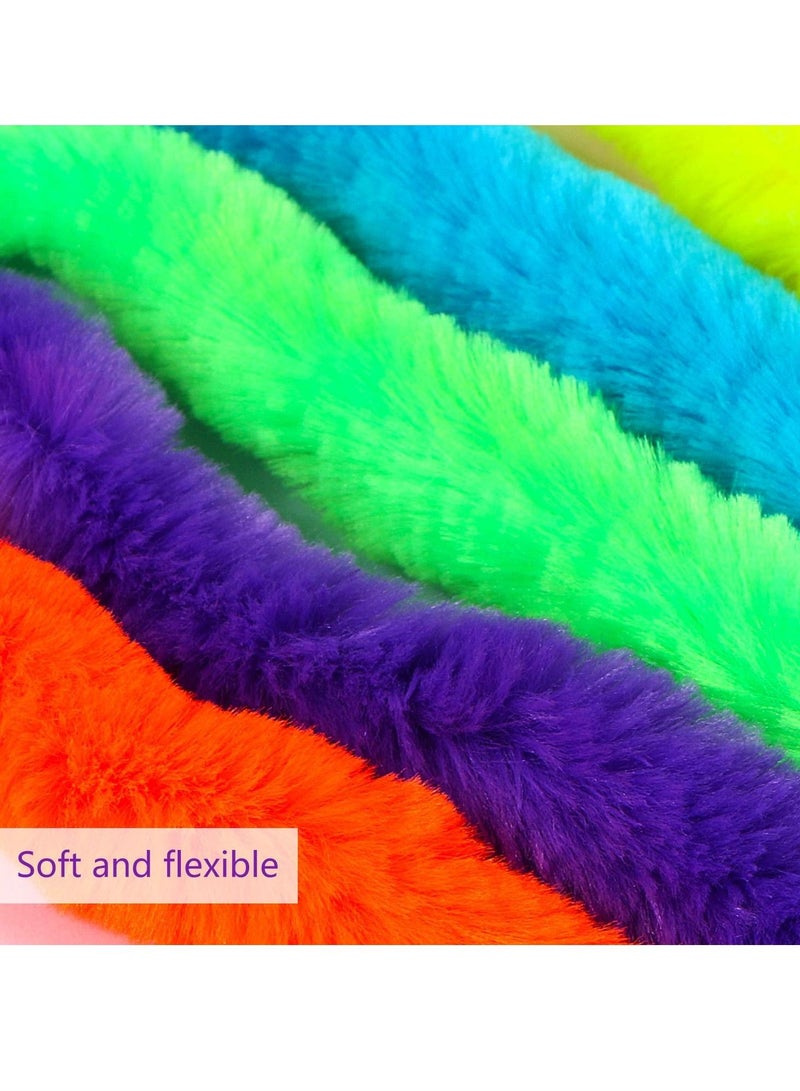 KASTWAVE Magic Worm Kit Toys, Children's Day Gift 12 Pcs Wiggly Fuzzy Colorful Worms with Invisible String Party Favors for Kids(Multiple Colors Randomly Matched) - Image 3