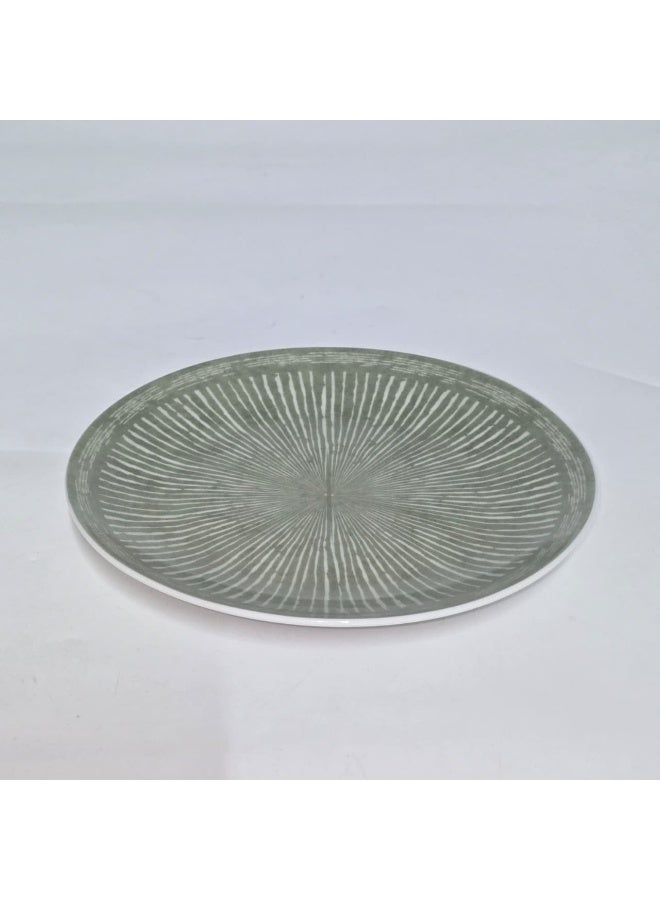 طقم أطباق حلى سيراميك 6 قطع باللون الأخضر أطباق دائرية خفيفة الوزن ومتينة آمنة للاستخدام في الميكروويف مقاومة للكسر وآمنة لغسالة الصحون مناسبة للتقديم والوجبات الخفيفة والحلويات والمقبلات للاستخدام اليومي في المطبخ وتناول الطعام وأدوات مائدة عصرية