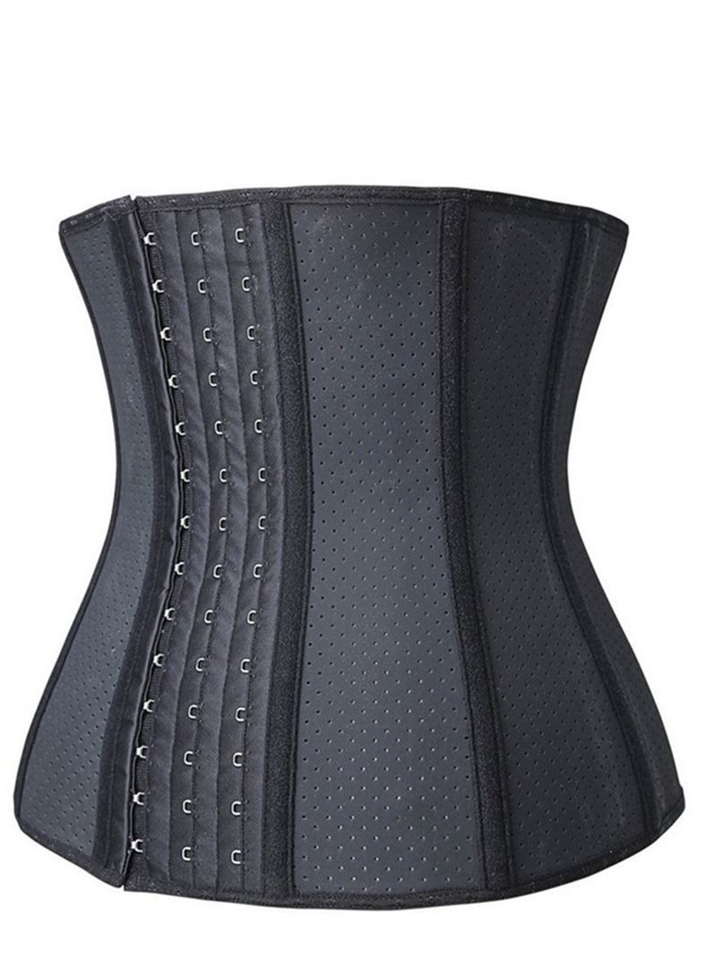 Loquat Mesh Steel Bone Belt Corset Black  - Image 2