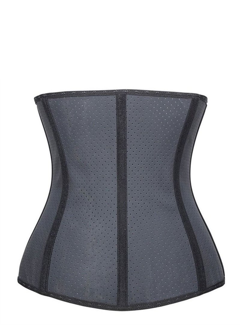 Loquat Mesh Steel Bone Belt Corset Black  - Image 3