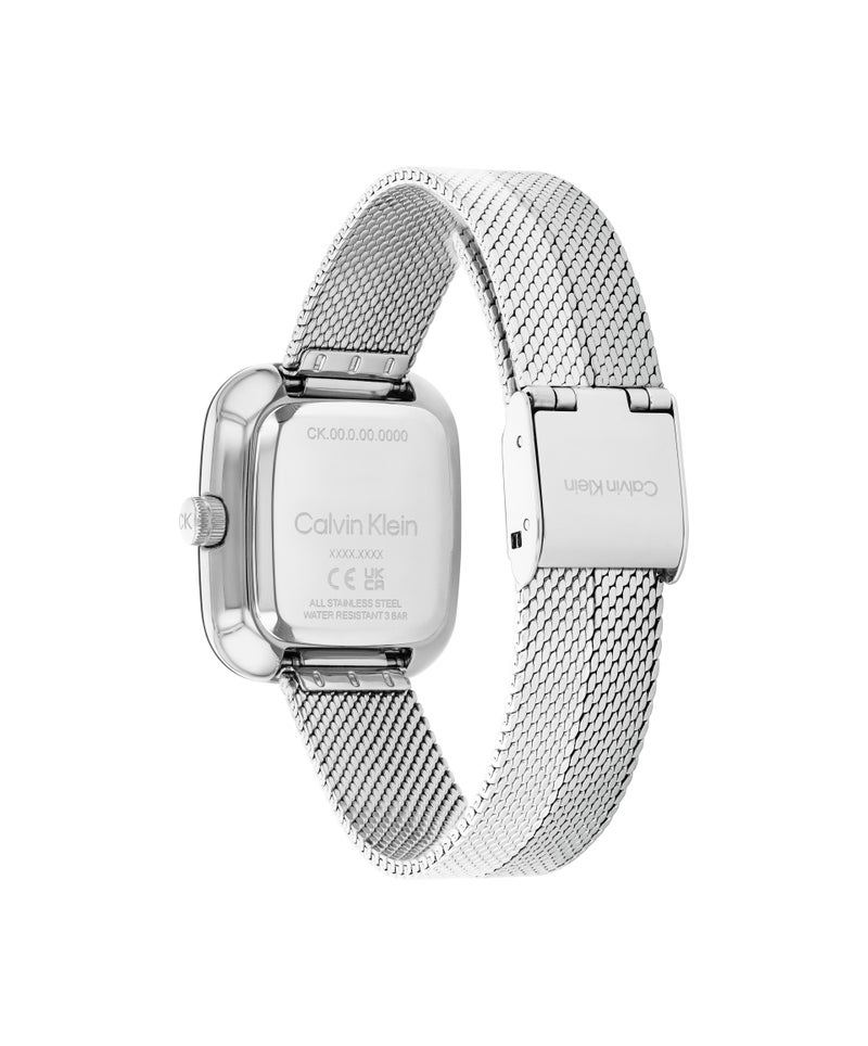 CALVIN KLEIN Rectangle Analog Women'S Stainless Steel Case  Watch - Image 2