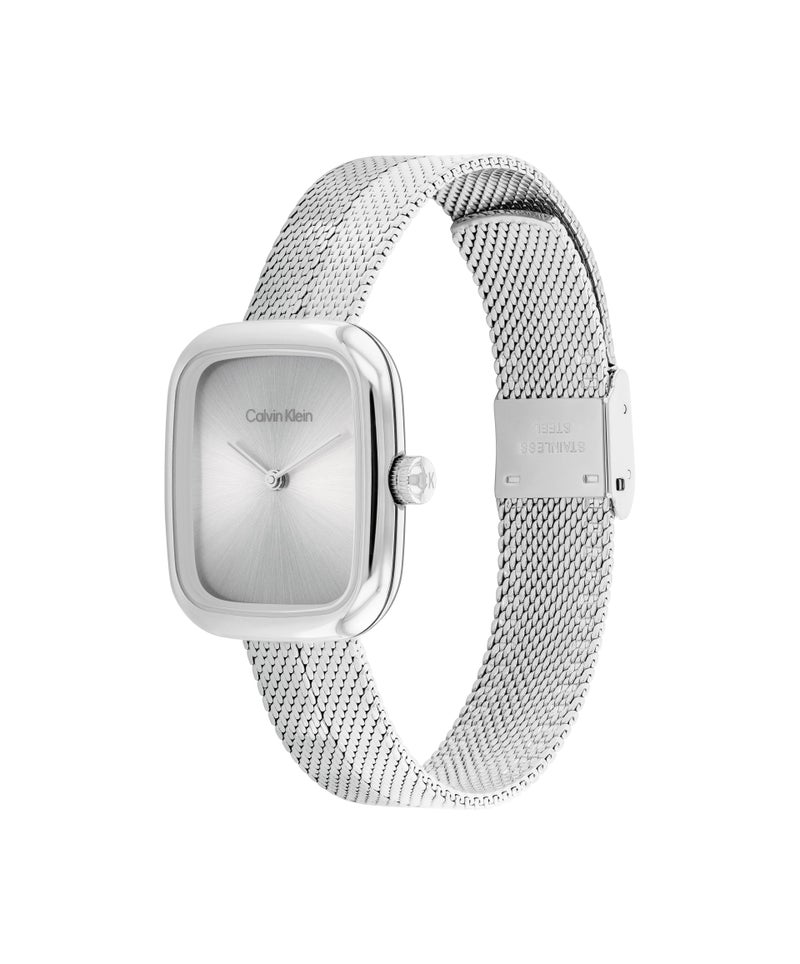 CALVIN KLEIN Rectangle Analog Women'S Stainless Steel Case  Watch - Image 1