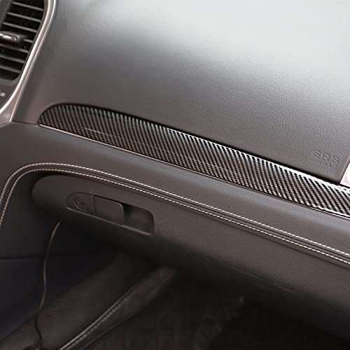 crosselec Carbon fiber control dashboard Protective Cover trims for 2015-2021 Chrysler 300 - Image 3