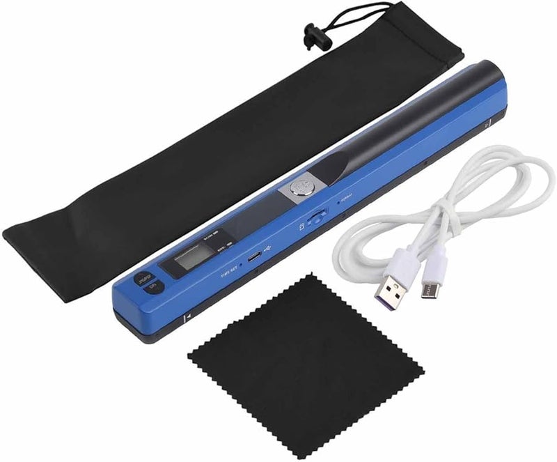 Fydun Portable USB Handheld Scanner Converts To JPG PDF Blue - Image 5