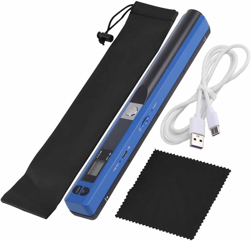 Fydun Portable USB Handheld Scanner Converts To JPG PDF Blue - Image 3