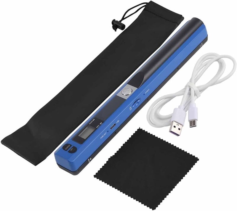 Fydun Portable USB Handheld Scanner Converts To JPG PDF Blue - Image 4