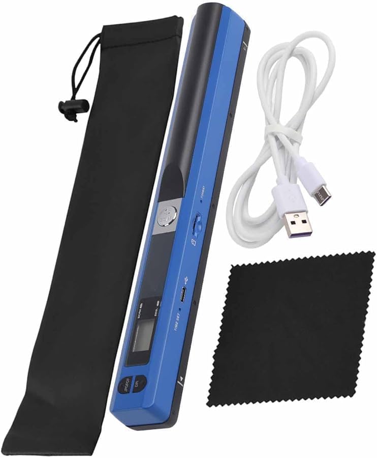 Fydun Portable USB Handheld Scanner Converts To JPG PDF Blue - Image 2