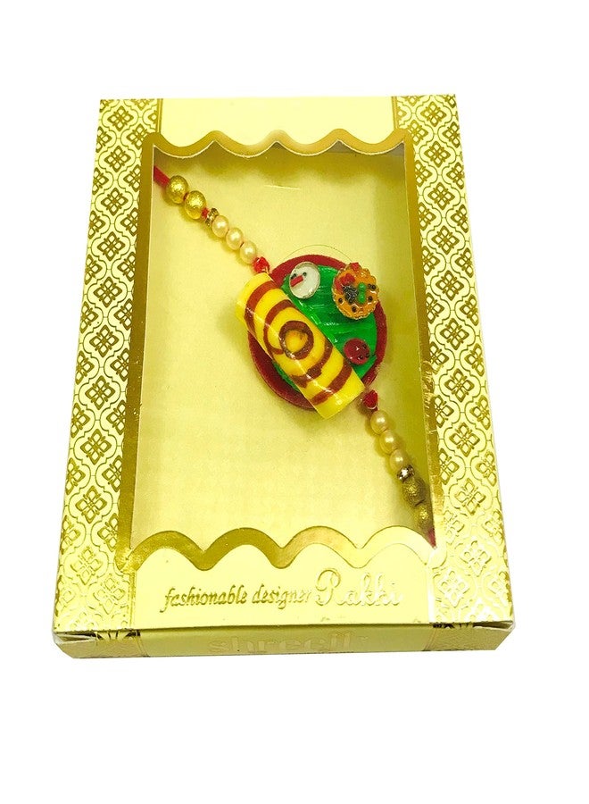 Evisha 2 Pcs Dosa Food Rakhi For Brother | Rakhi Combo Kids-12-Two | rakhi || rakhi set || rakhi for brother || rakhi for brother and bhabhi || rakhi combo || bhaiya bhabhi rakhi || rakhi gifts - Image 3