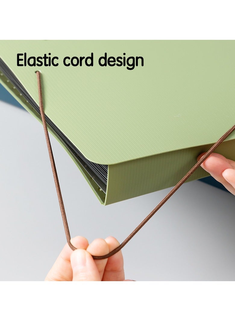 ديلي ملف قابل للتوسيع E5551 - A4، 13 جيبًا، ألوان متنوعة - Image 2