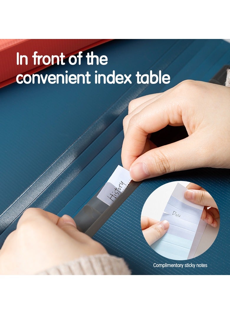 ديلي ملف قابل للتوسيع E5551 - A4، 13 جيبًا، ألوان متنوعة - Image 5