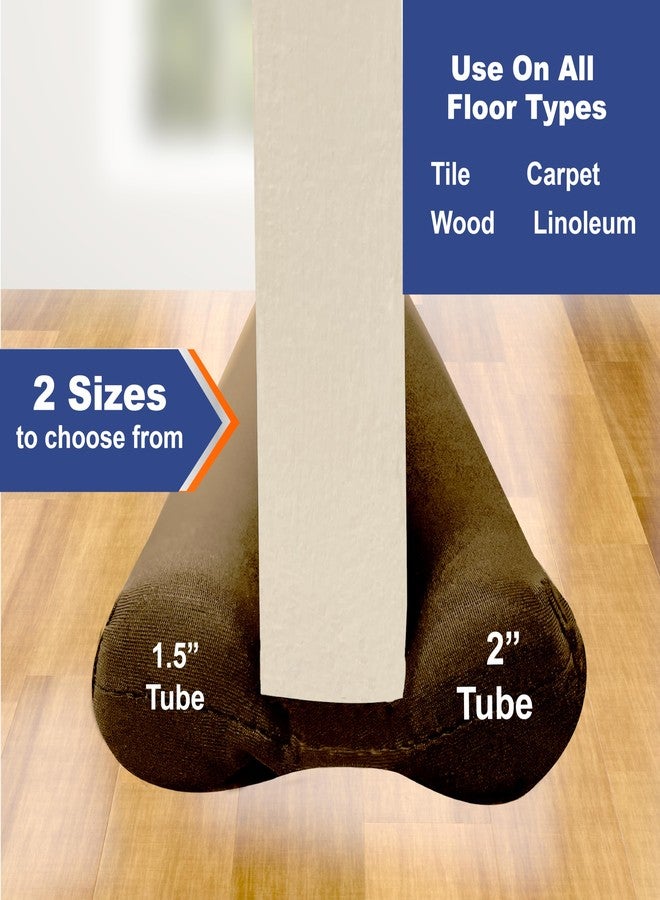 Twin Draft Guard Hug N Fit, Original Dual Draft Stopper, New Customizable Design, fits 28” - 36” Length with 2” Energy Saver Insulation Tube. - Image 5