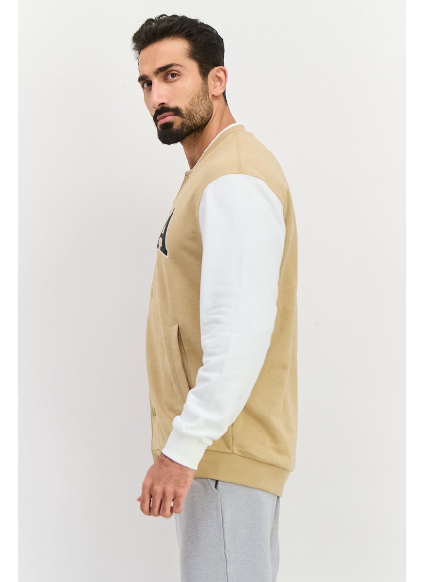 PUMA Men Sportswear Fit Long Sleeves Outdoor Jacket, Tan Combo  - Image 2