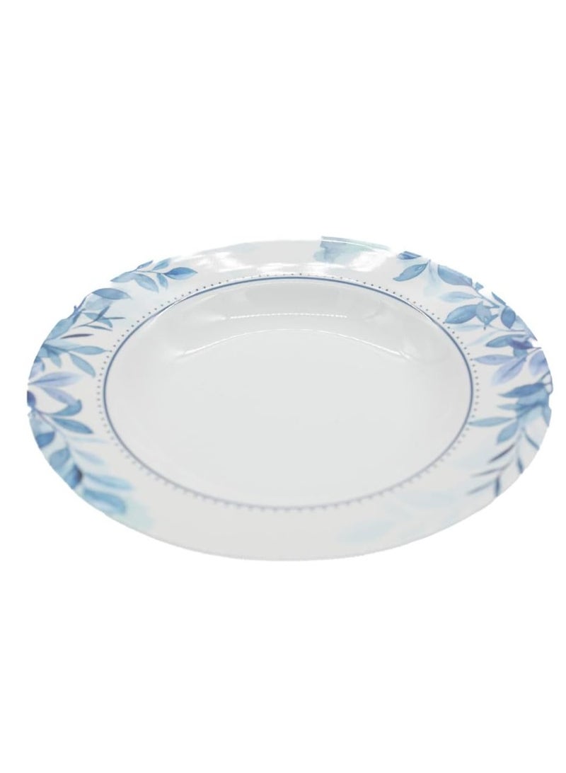 AKDC Melamine  Plate White/Blue-10 Inch - Image 2
