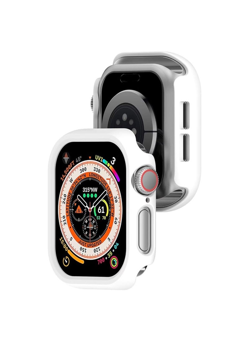X-level 2 Pcs Case Compatible with Apple Watch Series 10 42mm, Hard PC, Ultra-thin, Anti-Fall,Anti-Scratch,Watch Protective Cover Compatible with Apple Watch Series 10 42mm.(White and Black)  - Image 3
