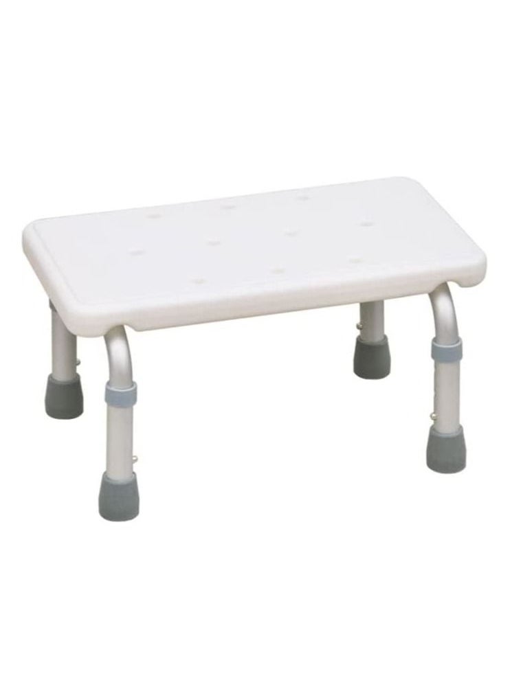 Generic Bath seat and bathtub chair with adjustable height for the elderly pregnant women people with special needs and the elderly one step ladder white  - Image 4