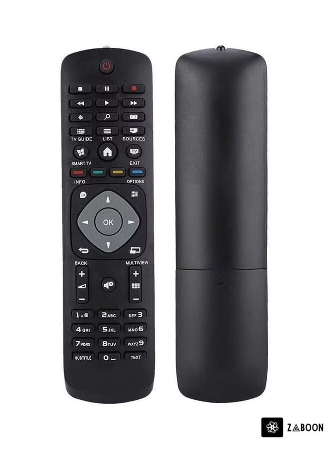 Zaboon Remote Control For Philips LCD, LED, Plasma, Smart TV Black