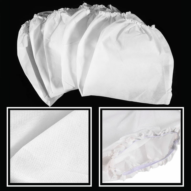 Nail Art Vacuum Bags 80G High-Density Non-Woven Fabric Super Wider Elastic Band Reusable Dust Collection Bags - Perfect Sewing Process Dust Proof Vacuum Bags for Nail Salon Dust Collection - Image 3
