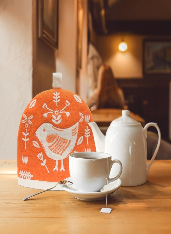 Glaciart One Wool Teapot Cozy Kettle Cover | Dome Shaped Large Tea Cosy, Kettle or French Press | Handmade & Needle Felted from Natural Wool | Warms Up to 2 Hours | Great as Gift - Image 4