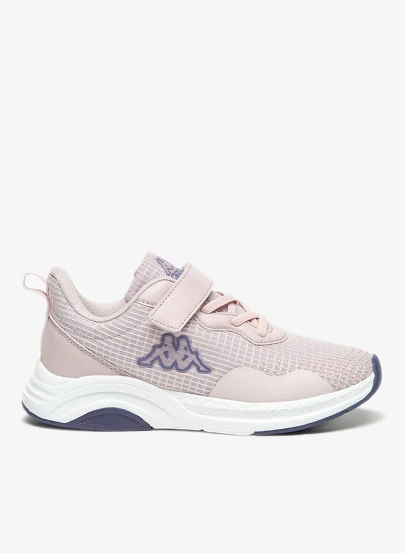 كابا حذاء مشي بناتي شبكي بنقوش مع إغلاق بشريط لاصق