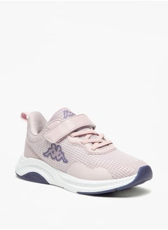 Kappa Girls' Mesh Textured Walking Shoes with Hook and Loop Closure  - Image 1