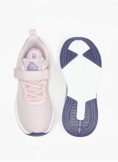 Kappa Girls' Mesh Textured Walking Shoes with Hook and Loop Closure  - Image 4