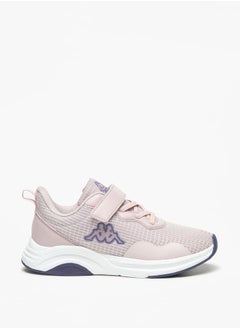 Kappa Girls' Mesh Textured Walking Shoes with Hook and Loop Closure  - Image 3