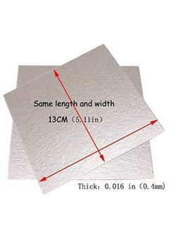 Rubik Large Microwave Waveguide Cover Plates Universal MICA Sheet for Microwave Oven Filter, Cut to Size (13x13cm) Pack of 1pc  - Image 3