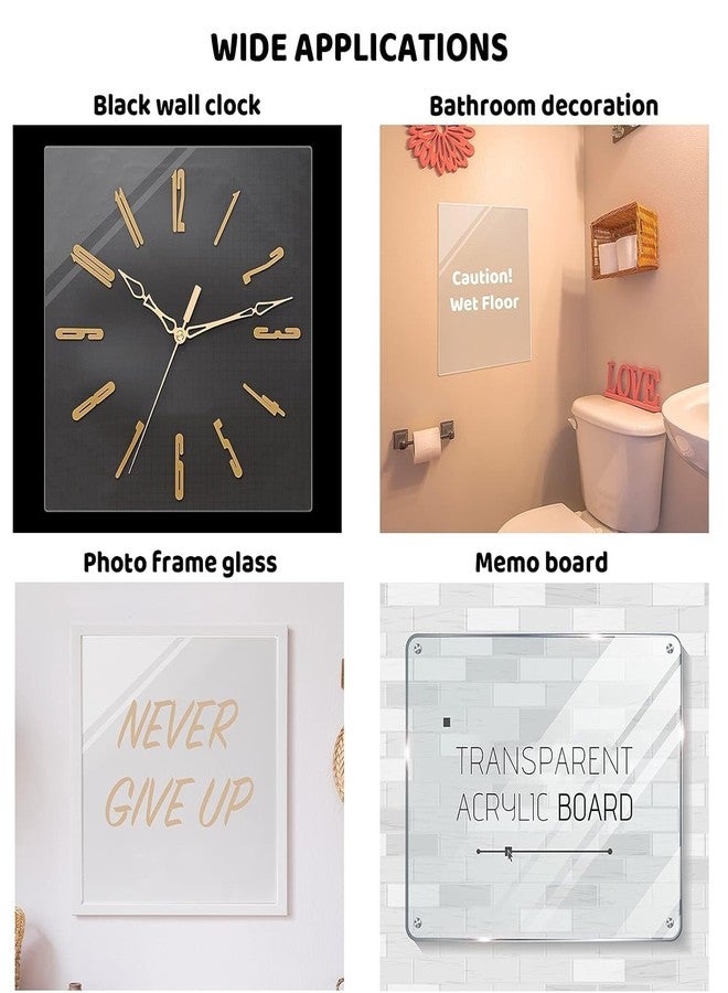 Fliptic Clear/Transparent Acrylic 1 Piece Plexiglass 3 mm Sheet 12"x6" DIY Projects 3 mm (3 mm, Transparent, 12x6) Pack of 1pcs for glass painting - Image 5