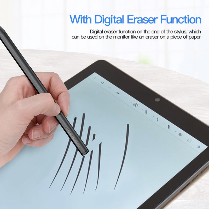 AWINNER EMR Stylus with Digital Eraser.4096 Pressure-Sensitivity Levels.Upgrade Digital Writing Experience with AWINNER EMR Pen for Digital Writing,Drawing and Erasing On EMR Equipped Displays - Image 4