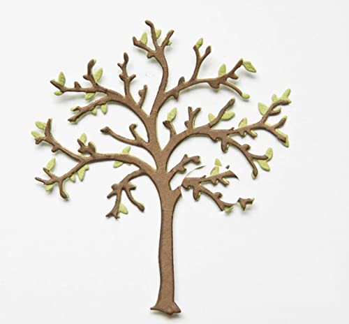 Anxendong Flowers Tree Metal Die Cuts Cutting Dies, Flowers Tree Paper Cards Cutting Dies Cut Stencils for DIY Embossing Card Making Book Tags Decorative Paper Dies Scrapbooking - Image 4
