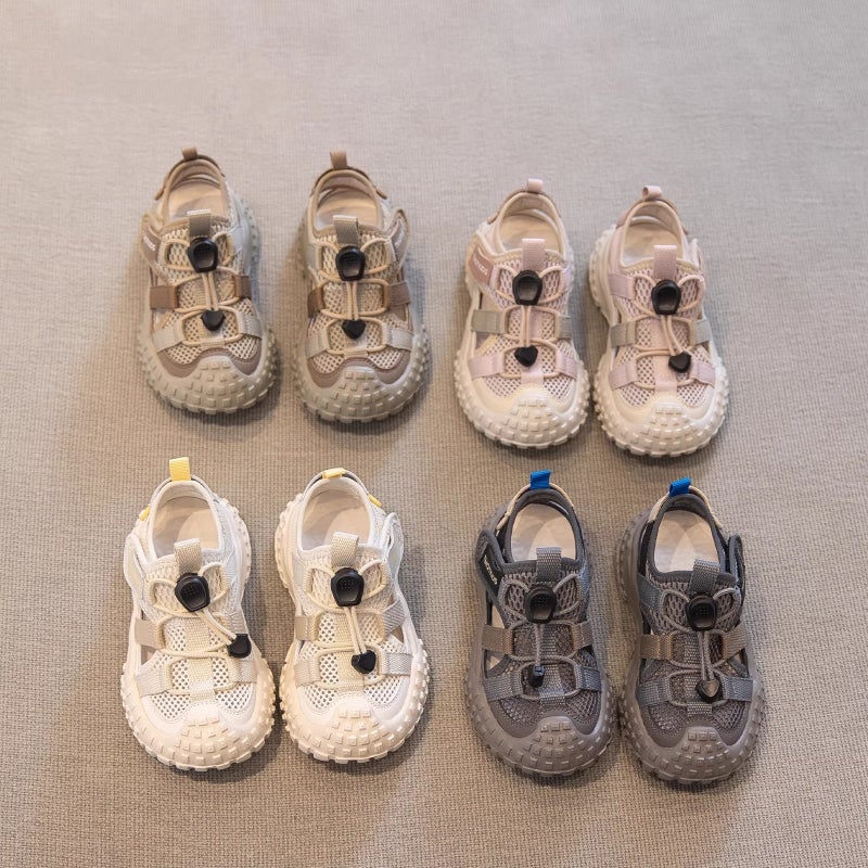Girls' Sandals Summer Girls Sneaker Summer Children'S Shoes Big Children'S Mesh Breathable Single Mesh Shoes - Image 5