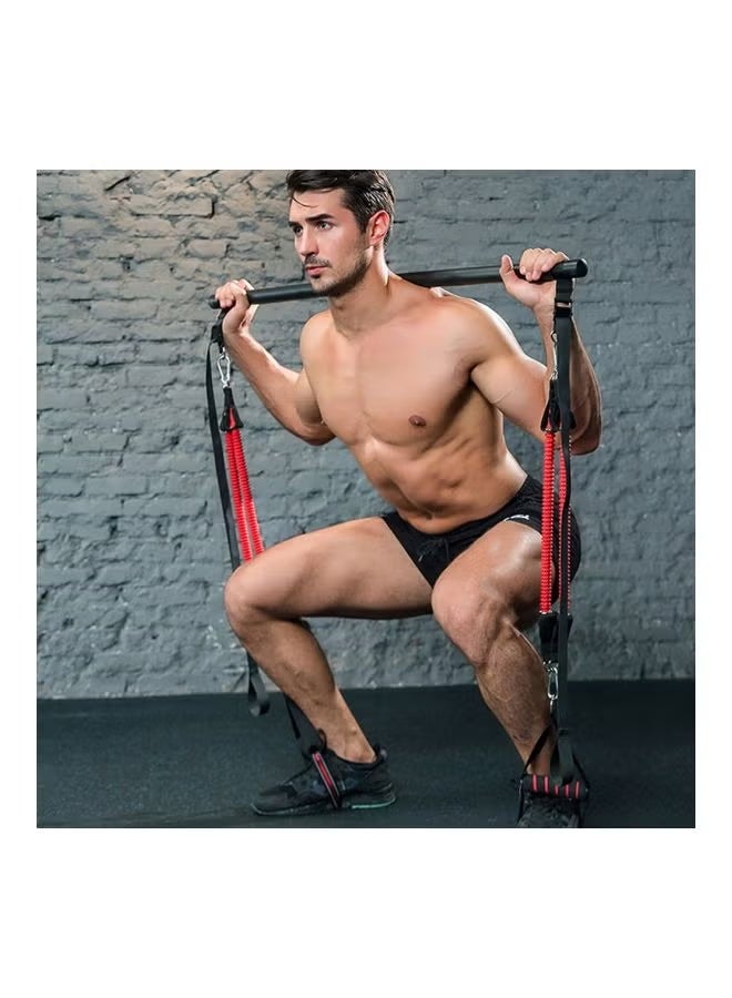 XiuWoo 6-Piece Muscle Training Bar Set Resistance band Pilates stick - Image 2