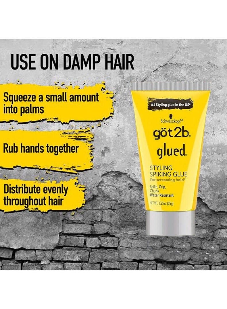 جوت تو بي صمغ جوت 2 بي المقاوم للماء لتصفيف الشعر وعمل قصة السبايكي للجنسين - 35 جرام - Image 3