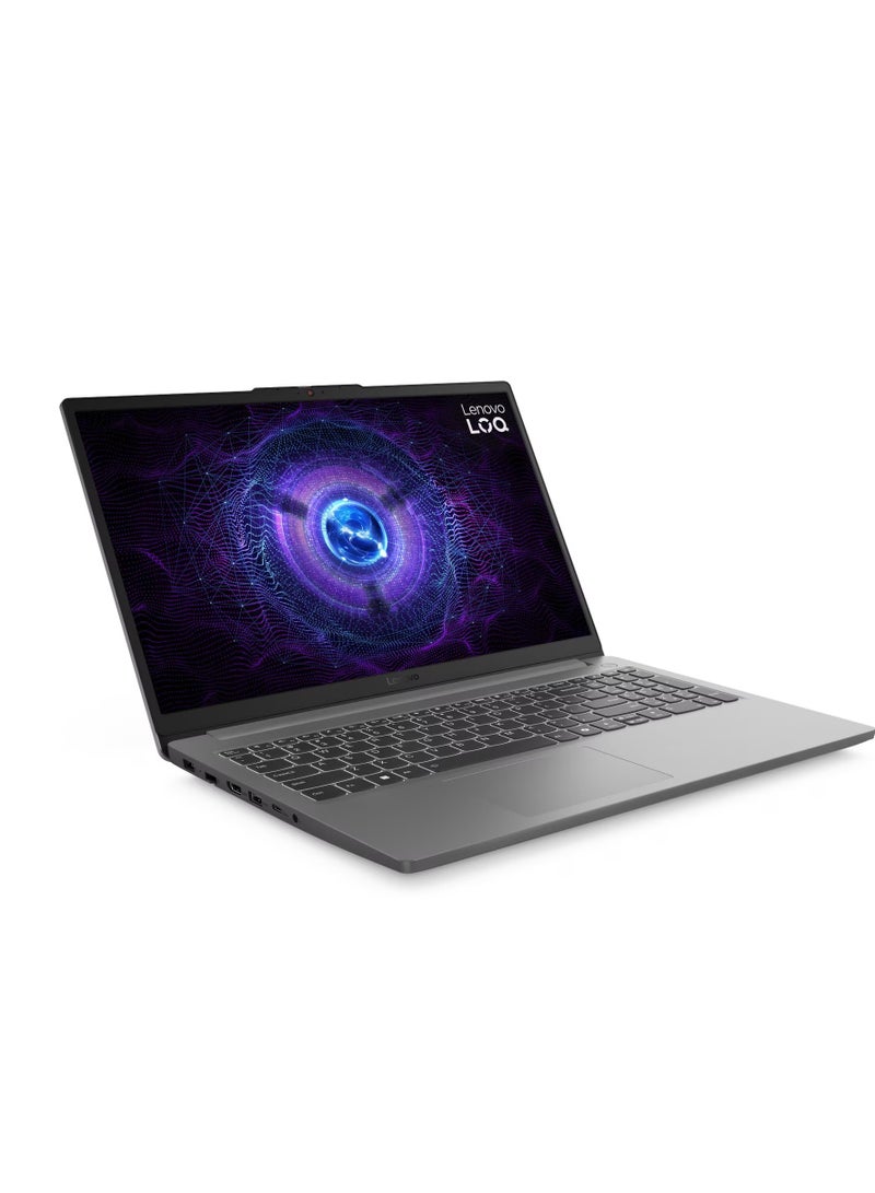 لينوفو (نسخة مطورة) لابتوب الألعاب LOQ 15IAX9E، شاشة 15.6 بوصة FHD IPS بتردد 144Hz، معالج Intel Core i5-12450HX، 12GB ذاكرة RAM، 512GB SSD، بطاقة رسومات NVIDIA GeForce RTX 3050 بسعة 6GB، لوحة مفاتيح إنجليزية، ويندوز 11، لون لونا الرمادي الإنجليزي - Image 3