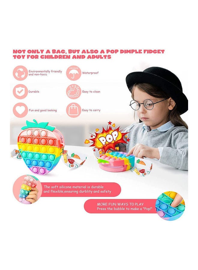 NIBEMINENT Pop Fidget Toys Bag For Girls 13.6x14.6x4cm - Image 3