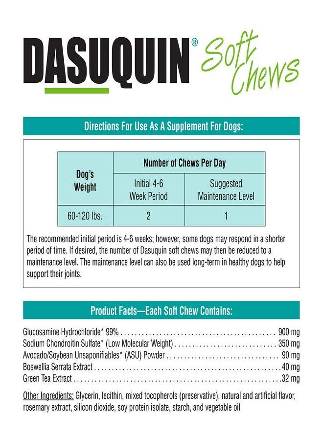 Nutramax Laboratories Nutramax Dasuquin Soft Chews, Large Dog, 150 Count  - Image 2