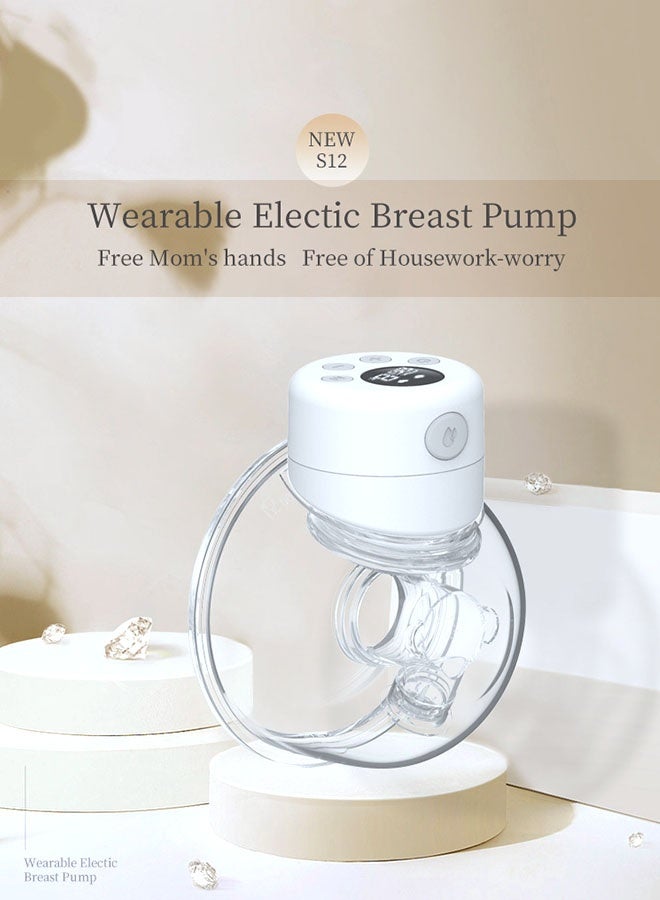 JCB CHIC Wearable Breast Pump,Hands-Free Electric Breast Pump with Touch Screen，, 3 Modes & 9 Suction Levels, Leak-Proof Design for On-the-Go Use - Image 4