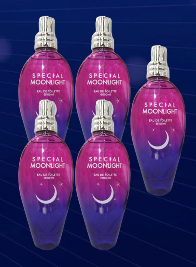 TRI 5 Pieces Special MoonLight Perfume 100 Ml EDT - Image 1