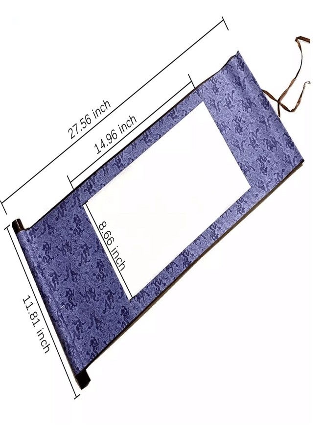 Echaprey 6pcs Blank Mounting Hanging Wall Scrolls Set for Kanji, Sumi and Chinese Calligraphy - Image 2