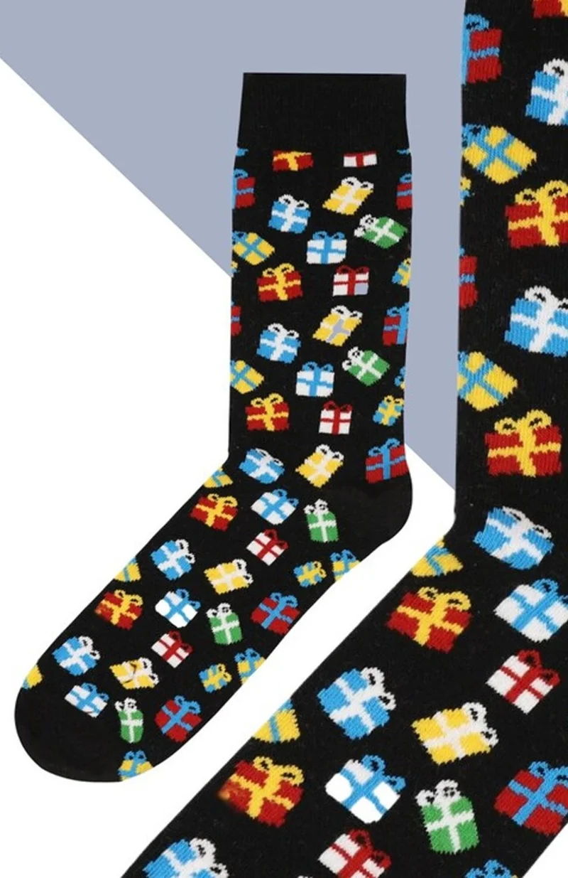 دودي فلورا Gift Box Patterned Socks Men's Long Socks Clb
