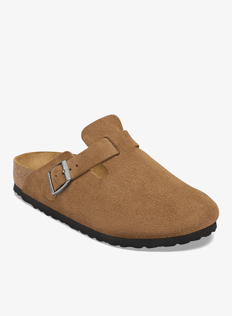 Birkenstock Boston Bs Suede Regular Fit Clogs