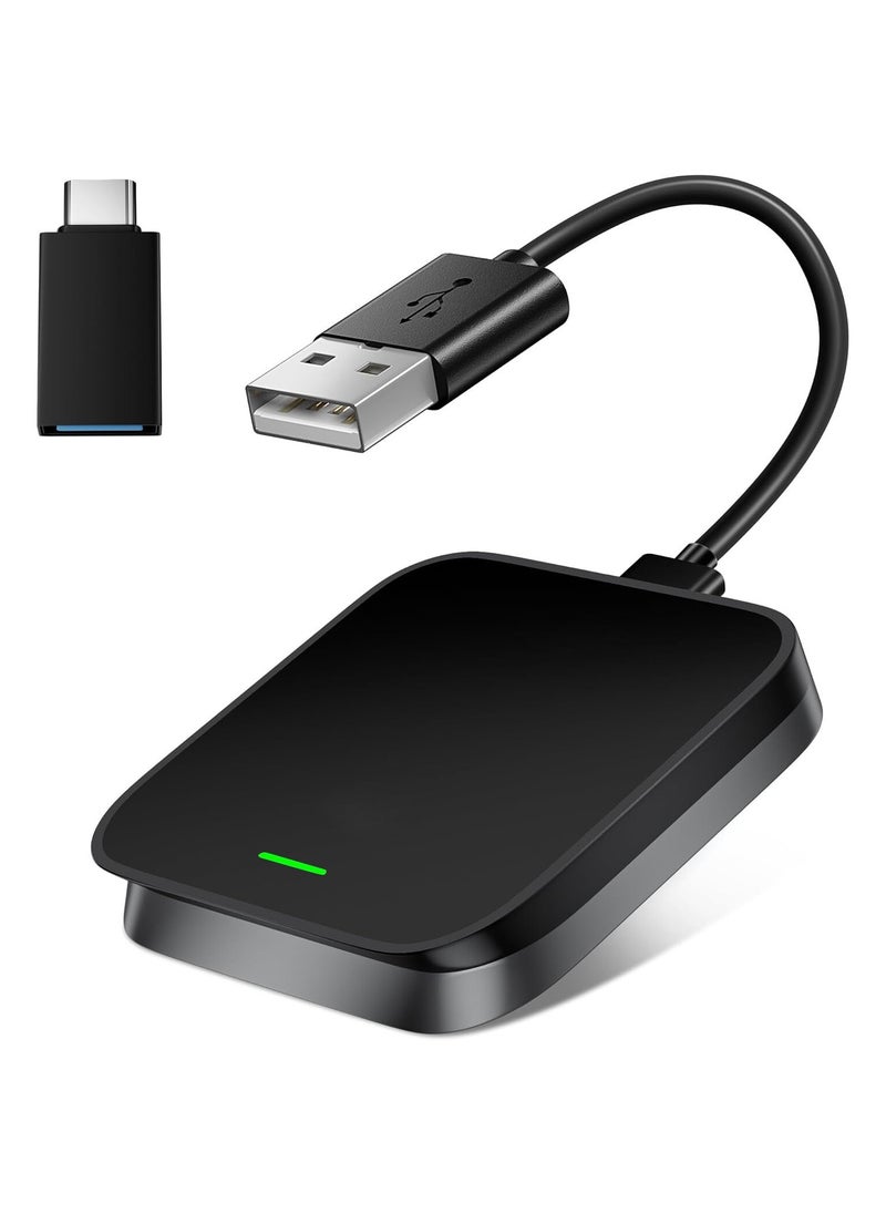 Starwell - Wireless Smart Carplay Adapter, Smart Car Box，Wireless Carplay Adapter, Convert Factory Wired to Wireless Dongle Cars for iPhone , Plug & Play, 5GHz WiFi & Bluetooth 5.3, for iOS 10+ & Android 11+ - Image 1