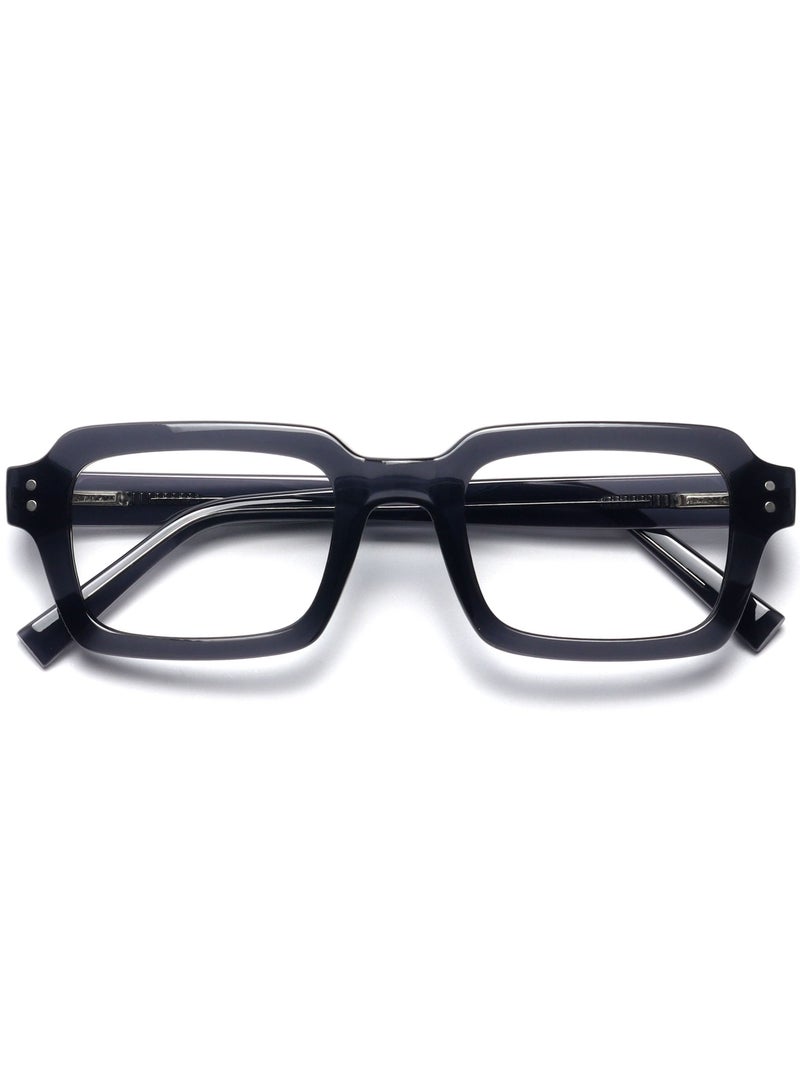 OPULIZE EDG Blue Light Blocking Reading Glasses for Women Men,Anti-reflective Anti-Glare Computer & Gaming Glasses,Vintage Rectangular Frame,UV & Eyestrain Protection,Black +1.50 (Pack of 1) - Image 1