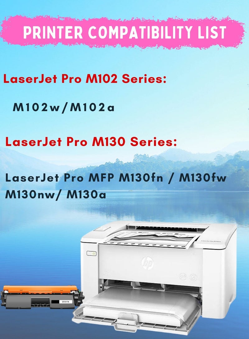 CF217A (17A) Toner Cartridge for HP M102W, M130FN, Canon LBP113w Printers  - Image 3