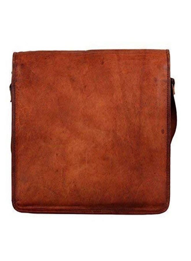 RSN Vintage Genuine Leather Crossbody Laptop Messenger Bag (Brown - 16 Inch) - Image 4