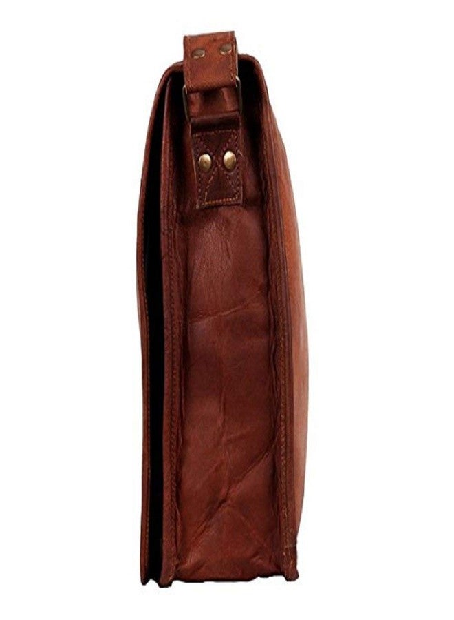 RSN Vintage Genuine Leather Crossbody Laptop Messenger Bag (Brown - 16 Inch) - Image 5
