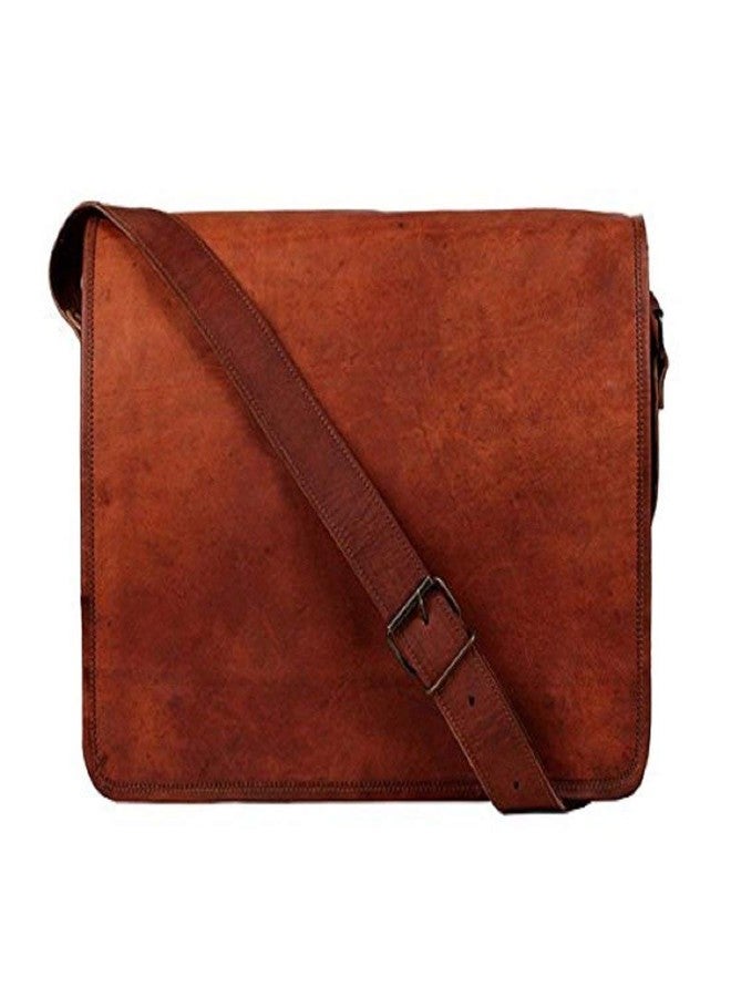 RSN Vintage Genuine Leather Crossbody Laptop Messenger Bag (Brown - 16 Inch) - Image 3
