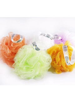OMAK Bath Washcloth Colored Net Ball Washcloth 5 Pieces  - Image 1