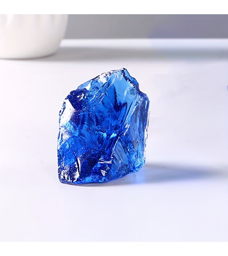 Cobalt Dark Blue Raw Crystal Stones 0.2 lb 90g for Jewelry Making DIY Crafts Chakra Decor - Image 2
