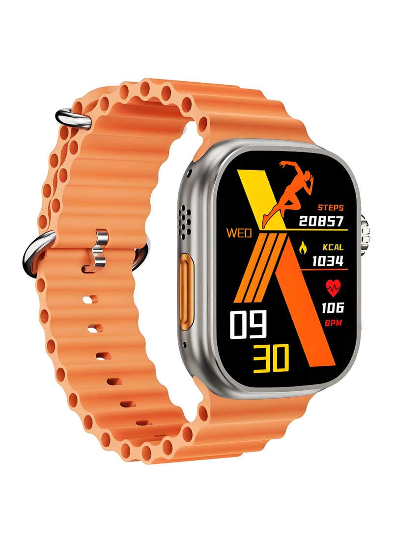 SmartWatch10 Smart Watch Ultra Sports S9Ultra Watch Ultra3 Orange - Image 1